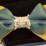 Kids Hair Ribbon Bows Customized Lace Material Ribbon Hair Bow For Girls thumbnail-5