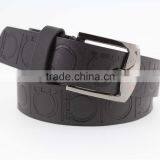 1 INCH Men's Fashion Black PU Leather Belt Casual Waist Belt for Jeans thumbnail-2
