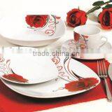20pcs Square Shape Porcelain Dinner Set SDR1002