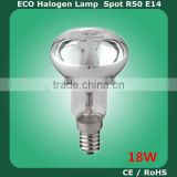 R50 E14/e27 18W reflect halogen lamp