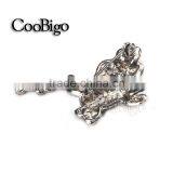 Fashion Jewelry Cute Little Dog Rhinestone Pin Brooch Women Girl Party Promotion Gift Apparel Accessories thumbnail-4