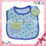 Hot New Products For 2015 Zhejiang China Factory Promotion Product High Quality Cotton Knitted Baby Bibs
