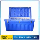 180L rotomolded PE cooler, plastic bin, ice chest cooler for meat transportation