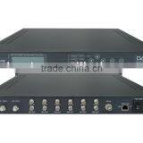 SC-4125 6*Tuner to 4*QAM Transmodulator MUX-Scrambler/frequency Generator