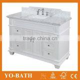 European Style Bathroom Vanity With Marble Countertop