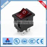 2016 Hot Selling 250V 4pin Waterproof Rocker Switch With Red Light thumbnail-1
