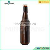 500ml Amber Wine Glass Bottle , Swing Top Glass Bottle thumbnail-4