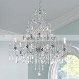 11.2-3 Luxurious Look Twelve Wide Large Crystal Chandelier Exhibits Pure Radiance and a Graceful