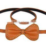 2014 Korean Fashion Ladies PU Rivet Bowknot Belt SWF-W15062925 thumbnail-5