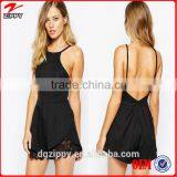 Fashion Clothing Jumpsuit With Lace Trim thumbnail-1
