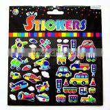 Moon Stars Design Glow In The Dark Puffy Glow Sticker thumbnail-1