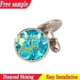 Circle Design Rivet Rhinestone Decoration Shoes Buckles thumbnail-1