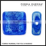 New Products 2016 Square Sea Blue Murano Glass Beads