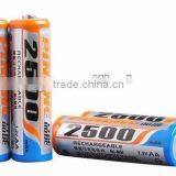 AA 2500mAh Rechargeable Ni-MH Battery thumbnail-1