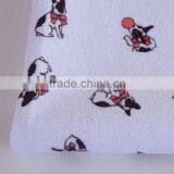 Hot Sale Waterproof TPU Laminated Cotton Printed Terry Cloth