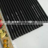 2015 Promtional Office Supply Printed Black Wood Pencil With Eraser for Advertising thumbnail-3