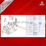 Headlight Housing Repair Kit Left Side:1J0998225 for VW Golf MK4 Rabbit 1997-2006 thumbnail-4