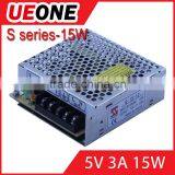 Hot Sale 15w 5v 3a Switching Power Supply of S-15-5
