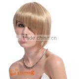 Blonde Afro Wig, Fake Short Hair Wigs for Ladies thumbnail-1