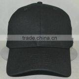 Felx Fit Heavy Brushed Cotton 10x10 Black Blank Cap