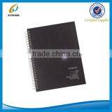 A5 Paper Cover Wire-o Binding Notebook With Silver Foil Stamping