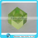 Colored Acrylic Candle Holder Plexiglass Block Stand for Candle