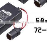 Car Cigarette Lighter Adapter Power Adapter to 12V DC 6A ac dc Power Adapter