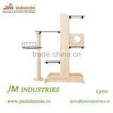 Luxury Delux Wooden Cat Tree Tower for Sale thumbnail-6