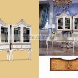 Whose House FurnitureClassic Antique Style White Desk, Executive Desk, Office Desk thumbnail-1