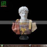 Hand Carved Marble Man Bust Statue for Sale thumbnail-1