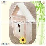 Wood Item Wall Decorating Shape Hole Carved Key Box thumbnail-4