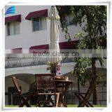 Patio Market Sun Beige Umbrella With Push Button Tilt and Crank thumbnail-3