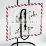 Fashion Paperclip Shape Metal Wire Note Display Rack Stand/Note Holder thumbnail-2