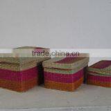 High Quality Best Selling Eco-friendly Seagrass Storage Baskets From Vietnam thumbnail-1