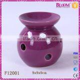 Simple Desgin Purple Ceramic Round Wax Burner thumbnail-1