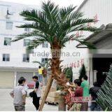 LXY082403 Bent Trunk Realistic Steel Palm Tree Ornamental Fake Palm Tree Fake Coconut Tree thumbnail-1