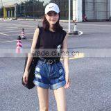 Jeans Women 2017 Top Quality Denim Washed Sexy Denim Shorts Summer for Women thumbnail-1