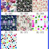Beautiful floral cotton fabric for children dress small flowers cloth material 100 cotton fabric all print