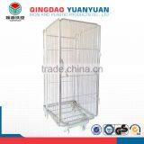 Hot Sale 4 Sided Logistics Container Trolley Warehouse Cages Roll Pallet Cage