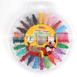 Novelty Wax Crayon Cartoon Shaped 24 Color Crayon Set thumbnail-1