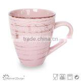 Embossed Light Green Color for 2016 High Quality Stoneware Mugs thumbnail-3