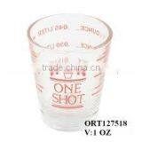 1oz 30ml Shot Glass Liquor Cup thumbnail-1