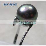 925 Silver Original Tahitian Pearl Ring thumbnail-2