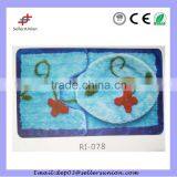 3pcs Bathroom Mat Anti-slip With Toliet Seat Cover thumbnail-5