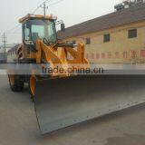 Zl28F 3TON Wide Tires Wheel Loader With Snow Blade