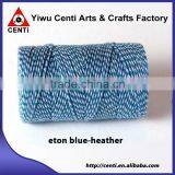 Classical Eton Blue and Heather Coloured Original Cotton Bakers Twine Double Colour Bakers Twine thumbnail-1