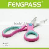 S1-1143 5.5 Inch 2Cr13 Stainless Steel Blade With PP+TPR Plastic Handle Kid Scissors thumbnail-3