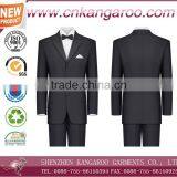 Wool Poly Blend Classical 3 Buttons Business Men's Tuxedos thumbnail-1