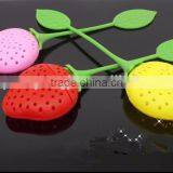 Hot Selling Silicone FDA Standard Tea Infuser Strawberry Tea Strainer thumbnail-4