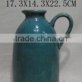 Ceramic Flower Vase With Handle for Home Deco thumbnail-4